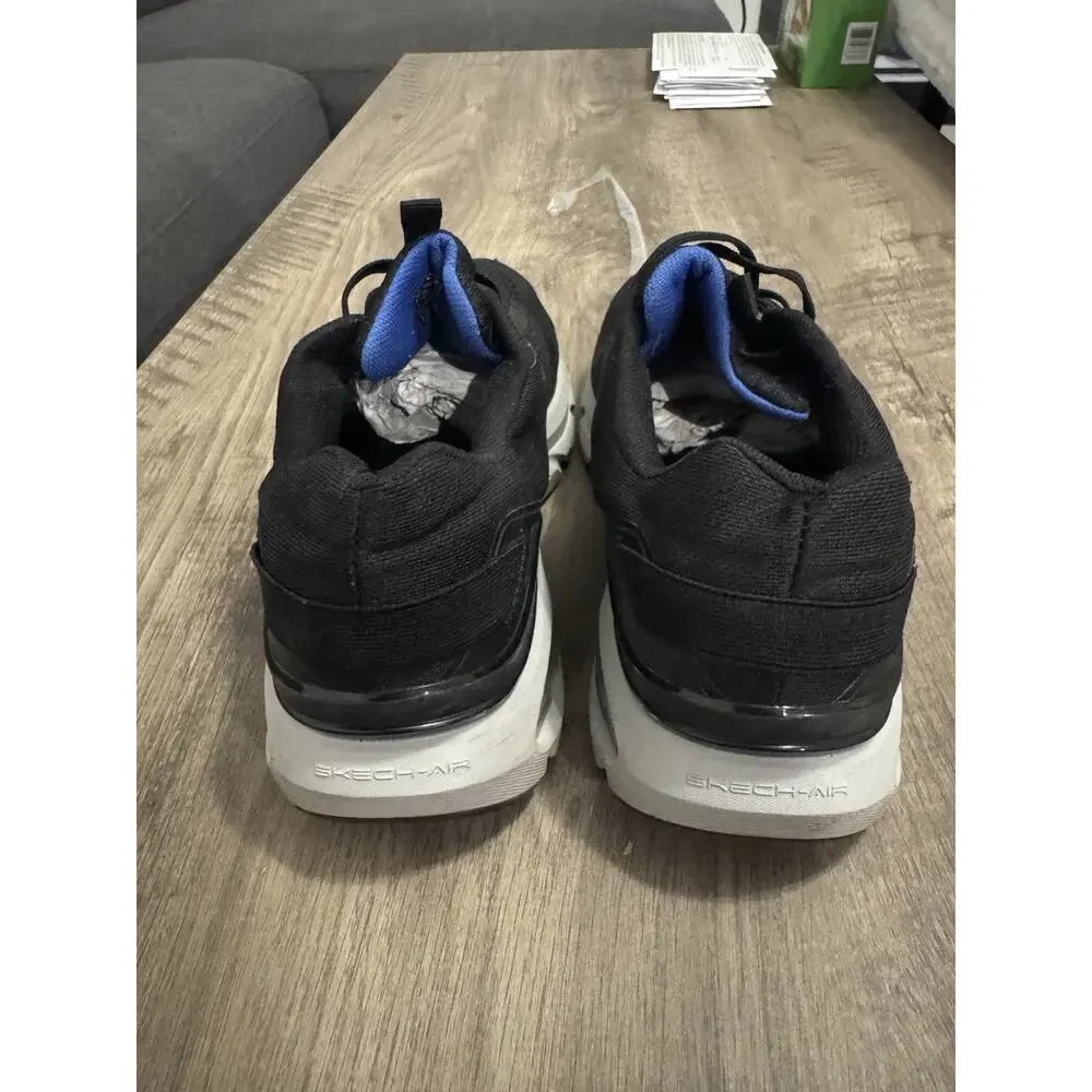 Skechers SKECH-AIR Dynamight 2.0 Men’s Running Shoes Black Blue Size 10